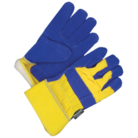 Gants d'ajusteur, Taille unique, Paume en Cuir fleur de vache, Doublure en Thinsulate Mukwa Safety Services