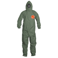 Tychem&reg; 2000 SFR Protective Coveralls, Small, Green Mukwa Safety Services