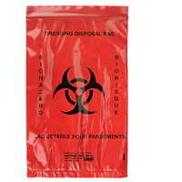 Dynamic Hazardous Waste Bags, Bio-Hazard, 9" L x 6" W, 2.0 mils Mukwa Safety Services