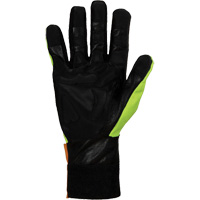 Endura&reg; Hi-Viz Chainsaw Gloves, Size Large/9, Goatskin Palm Mukwa Safety Services