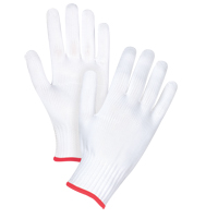 Seamless String Knit Gloves, Polyester, 10 Gauge, Small Mukwa Safety Services