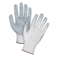 Gants haute performance r&eacute;sistants &agrave; la coupe, Taille Grand/9, Calibre 13, Rev&ecirc;tement Nitrile, Enveloppe en PEHP, ANSI/ISEA 105 niveau 4/EN 388 niveau 5 Mukwa Safety Services