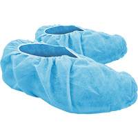 CoverMe Disposable Shoe Covers, Large, Polypropylene, Blue Mukwa Safety Services