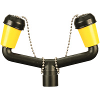 Ensemble de pommeaux doubles pour douche oculaire Mukwa Safety Services