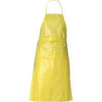 KleenGuard A70 Chemical Spray Protection Apron, Polyethylene, 44" L x 29" W, Yellow Mukwa Safety Services