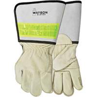 Gants de soudage pour monteur de ligne pour disjoncteur, Cuir fleur de vache, Taille Moyen Mukwa Safety Services
