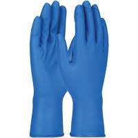 Gants Grippaz, Petit, Nitrile, 8 mils, Sans poudre, Bleu Mukwa Safety Services