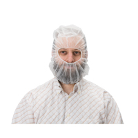 Disposable Hood, Polypropylene, White Mukwa Safety Services