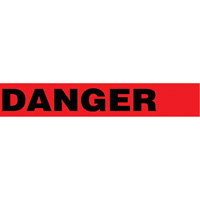 Ruban de s&eacute;curit&eacute; pour le plancher, 3" x 54', Vinyle, Noir/Rouge Mukwa Safety Services
