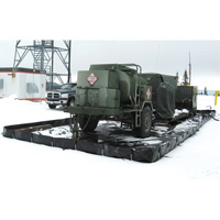 Insta-Berm L-Rod, 748 US gal. Capacity, 10' W x 10' L x 12" H, L-Bracket Mukwa Safety Services