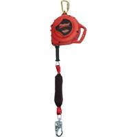 Cordage de s&eacute;curit&eacute; autor&eacute;tractable Rebel, 33', Acier galvanis&eacute;, Pivotant Mukwa Safety Services
