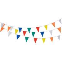 Pennant String, 60' L, Multicolour Mukwa Safety Services