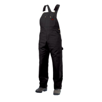 Unlined Duck Overalls, Men's, Large, Black Mukwa Safety Services