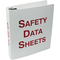 Cartable en plastique pour les fiches signal&eacute;tiques Mukwa Safety Services