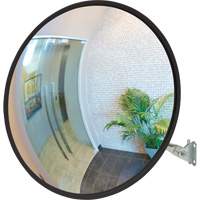 Miroir convexe avec bras t&eacute;lescopique, Int&eacute;rieur/Ext&eacute;rieur, Diam&egrave;tre 12" Mukwa Safety Services