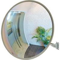 Miroir convexe avec bras t&eacute;lescopique, Int&eacute;rieur/Ext&eacute;rieur, Diam&egrave;tre 12" Mukwa Safety Services