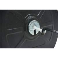 Miroir convexe rectangulaire/rond avec support, 12" h x 18" la, Int&eacute;rieur/Ext&eacute;rieur Mukwa Safety Services