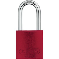 Cadenas de s&eacute;curit&eacute;, Rouge, Cl&eacute;s identiques, Aluminium, Largeur de 1-1/2" Mukwa Safety Services