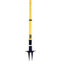 PLUS Barrier Post, 42" High, Yellow Mukwa Safety Services