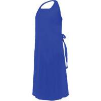 COVERME Apron, Polyurethane, 50" L x 35" W, Blue Mukwa Safety Services