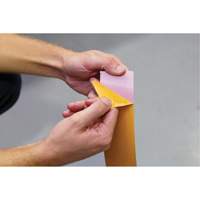 Marqueur robuste pour le sol Tough-Mark, Rectangle, 48" lo x 2" la, Jaune, Poly&eacute;thyl&egrave;ne Mukwa Safety Services