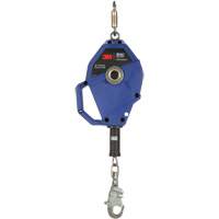 Cordage de s&eacute;curit&eacute; autor&eacute;tractable avec verrouillage intelligent, 20', Acier inoxydable, Pivotant Mukwa Safety Services