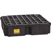 Modular Spill Platform, 15 US gal. Spill Capacity, 26" x 26.25" x 6.5" Mukwa Safety Services