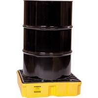 Modular Spill Platform, 15 US gal. Spill Capacity, 26" x 26.25" x 6.5" Mukwa Safety Services