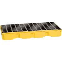 Modular Spill Platform, 30 US gal. Spill Capacity, 51.5" x 26.25" x 6.5" Mukwa Safety Services