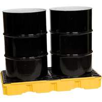 Modular Spill Platform, 30 US gal. Spill Capacity, 51.5" x 26.25" x 6.5" Mukwa Safety Services