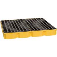 Modular Spill Platform, 60.5 US gal. Spill Capacity, 51.5" x 51.5" x 6.5" Mukwa Safety Services