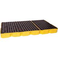 Modular Spill Platform, 88 US gal. Spill Capacity, 51.5" x 78.25" x 6.5" Mukwa Safety Services
