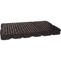 Plateforme de d&eacute;versement modulaire, Capacit&eacute; de d&eacute;versement 88 gal. US, 51,5'' x 78,25" x 6,5" Mukwa Safety Services