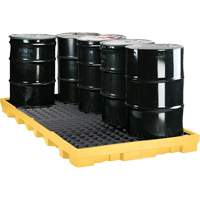 Plateforme de d&eacute;versement modulaire, Capacit&eacute; de d&eacute;versement 121 gal. US, 51,5'' x 103" x 6,5" Mukwa Safety Services