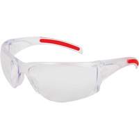 HellKat&reg; Safety Glasses, Clear Lens, Anti-Fog/Anti-Scratch, ANSI Z87+ Mukwa Safety Services