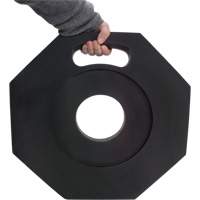 Rubber Base for Premium Delineator Posts, 12 lbs. Mukwa Safety Services