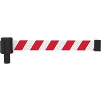 PLUS Banner Cassette, Blank, 15', Red and White Tape Mukwa Safety Services
