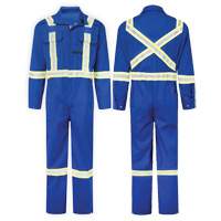 Nomex&reg;Essential 6 oz. Deluxe Coveralls, Size 34, Royal Blue Mukwa Safety Services