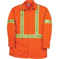 Chemise de travail industrielle Westex UltraSoft, Petit, Orange Mukwa Safety Services