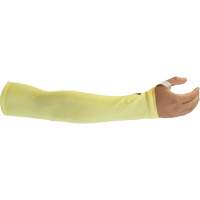 Cut-Resistant Sleeves, Kevlar&reg;, 14", ASTM ANSI Level A4, Yellow Mukwa Safety Services