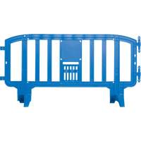 Barricade Movit, Emboîtables, 78" lo x 39" h, Bleu Mukwa Safety Services