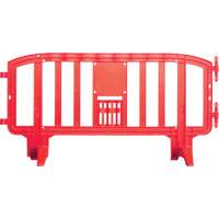 Barricade Movit, Emboîtables, 78" lo x 39" h, Rouge Mukwa Safety Services