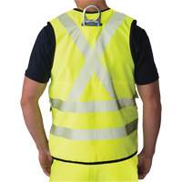 Veste antid&eacute;chirure pour arpenteur, Jaune lime haute visibilit&eacute;, Petit, Polyester Mukwa Safety Services