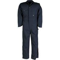 Deluxe Coveralls with Zipper, Men's, Navy Blue, Size 36 Mukwa Safety Services