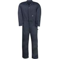 Industrial Work Coveralls, Men's, Navy Blue, Size 36 Mukwa Safety Services