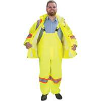 V&ecirc;tements imperm&eacute;ables RZ1000, Polyester, Petit, Jaune lime haute visibilit&eacute; Mukwa Safety Services