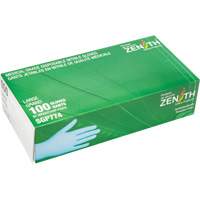 Puncture-Resistant Medical-Grade Disposable Gloves, Large, Nitrile, 4.5-mil, Powder-Free, Blue, Class 2 Mukwa Safety Services