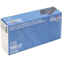 Puncture-Resistant Medical-Grade Disposable Gloves, X-Large, Nitrile, 5-mil, Powder-Free, Black, Class 2 Mukwa Safety Services