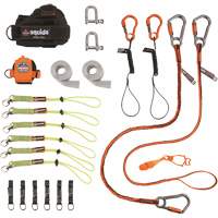 Squids&reg; 3186 Iron/Steel Worker's Tool Tethering Kit Mukwa Safety Services