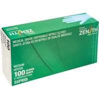 Puncture-Resistant Medical-Grade Disposable Gloves, Medium, Nitrile, 3.5-mil, Powder-Free, Blue, Class 2 Mukwa Safety Services